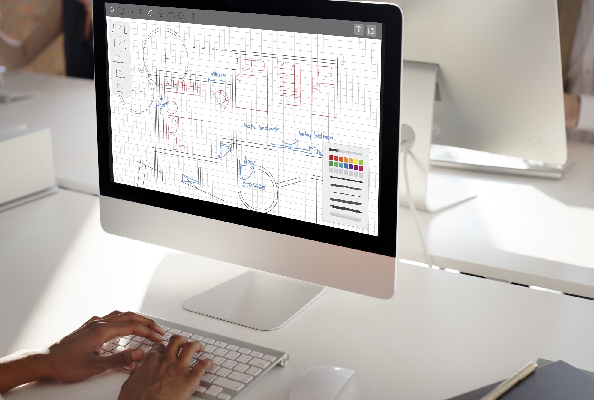 architecture-plan-layout-work-concept